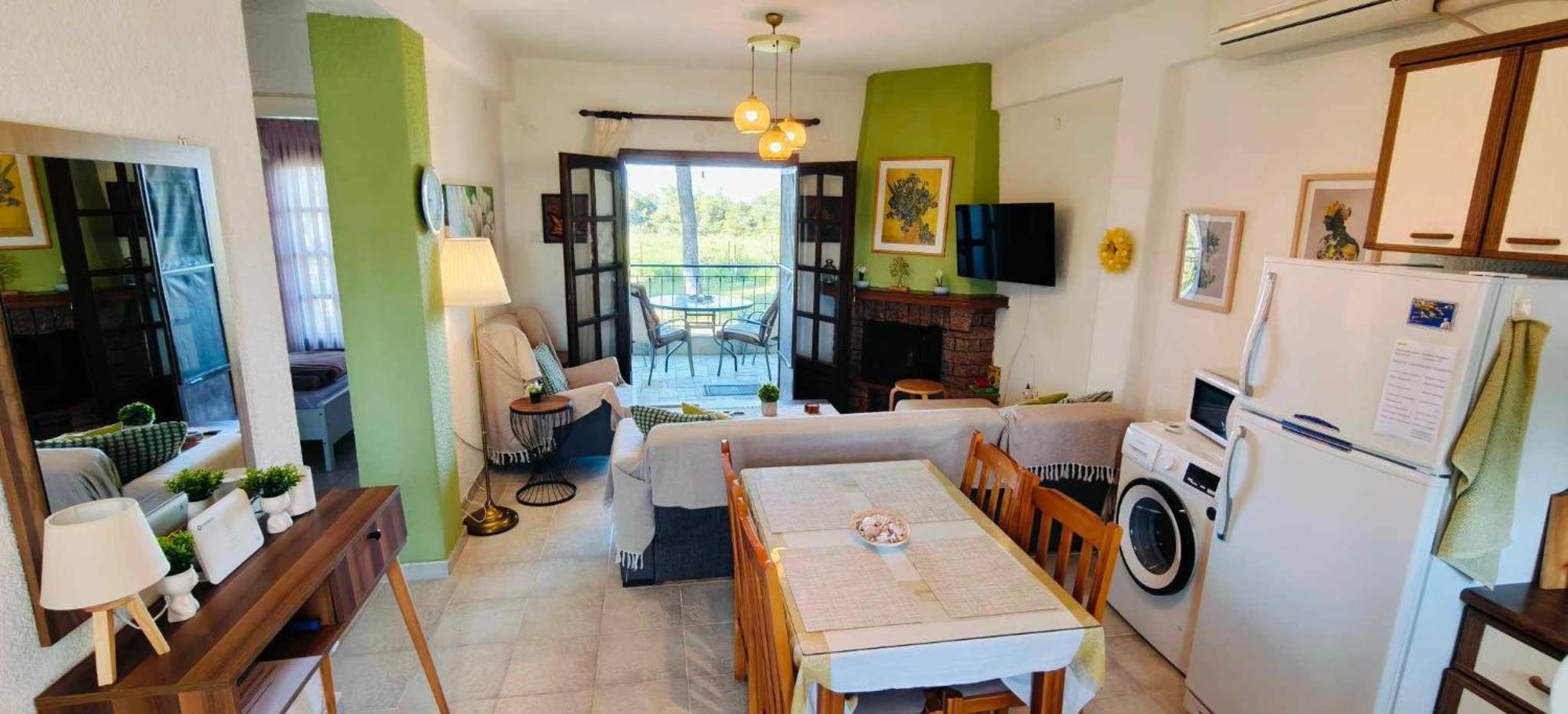 Golden Summer Apartment Néa Fókaia Zewnętrze zdjęcie